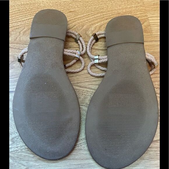 Madden NYC pink and gold sandals sz 8.5 - Picture 5 of 7